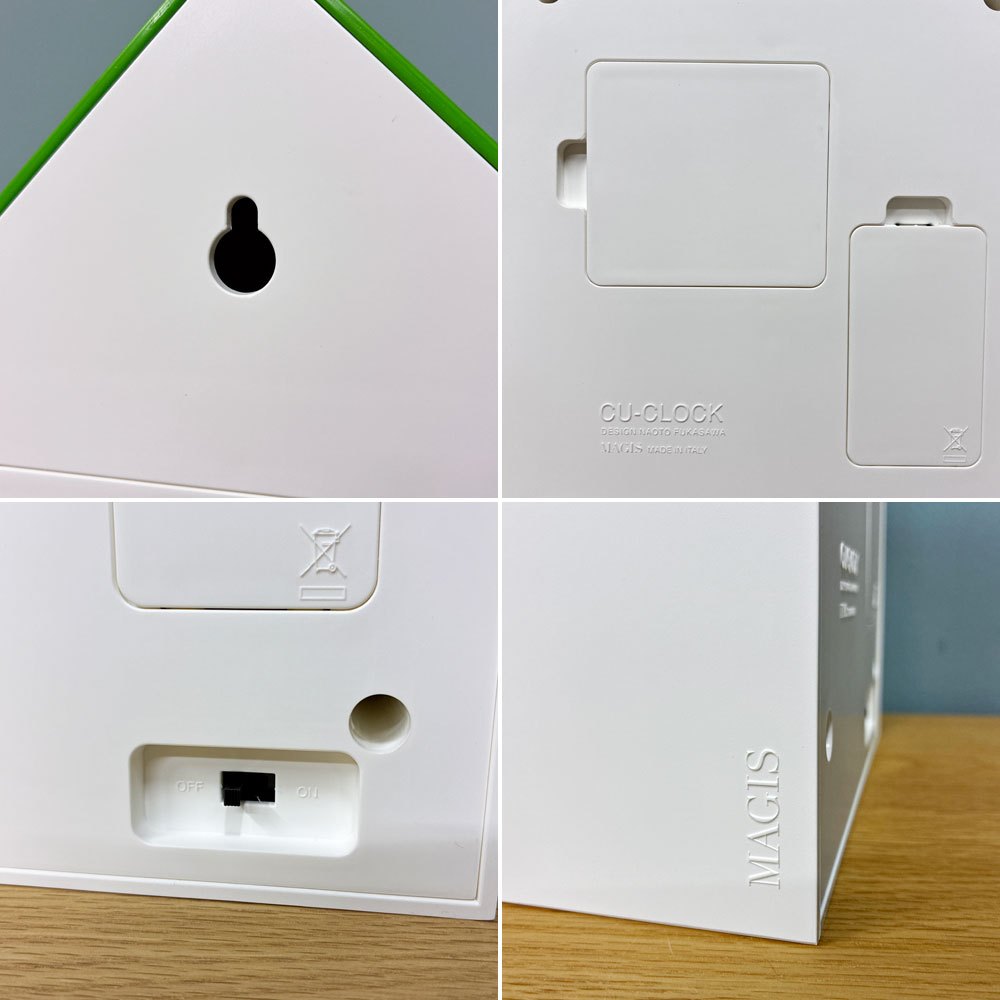マジス MAGIS クークロック CU-CLOCK 鳩時計 グリーン 未使用品 動作確認済み 深澤 直人 イタリア モダンデザイン 参考価格¥59,400- ◎