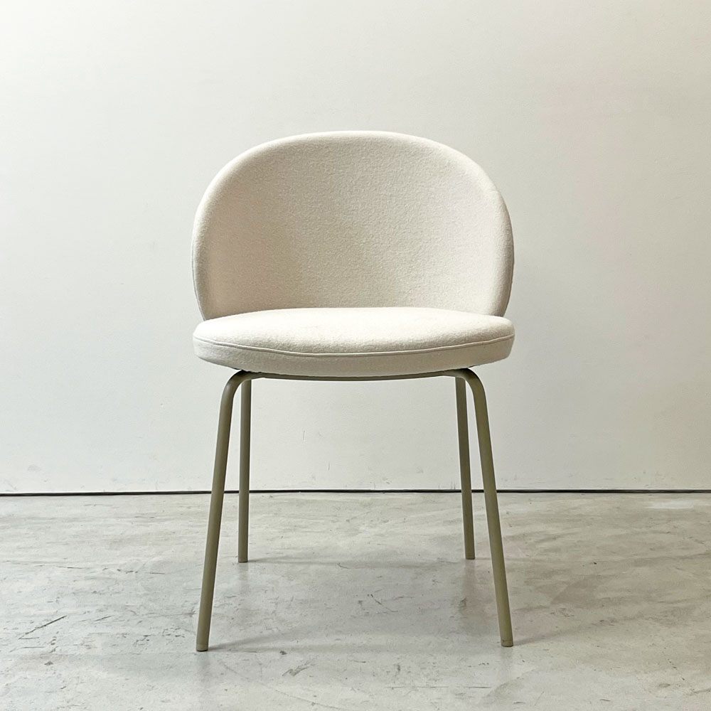 ボーコンセプト BoConcept プリンストン Princeton ダイニングチェア ベージュ ファブリック メタル脚 マットアッシュグレーラッカー仕上げ B ●