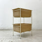 イデー IDEE ワラビー WALLABY バスケットスタンド BASKET STAND ラタン スチール ホワイト ●
