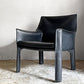カッシーナ Cassina 414 CAB キャブチェア ラウンジチェア アームチェア 1シーター 本革 マリオ・ベリーニ 参考価格約65万 ■