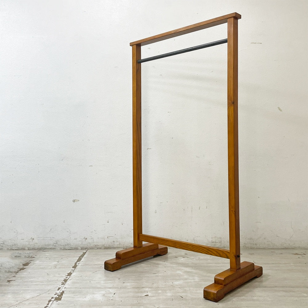 クラッシュゲート CRASH GATE ノットアンティークス Knot antiques プーチ POOCH ハンガーラック コートハンガー タモ無垢材 W90cm インダストリアルスタイル ●