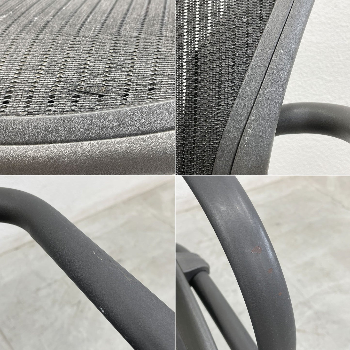 ハーマンミラー Herman Miller アーロン サイドチェア Aeron Side Chair クラシックカーボン カンチレバー 廃盤 \100,440- A 〓