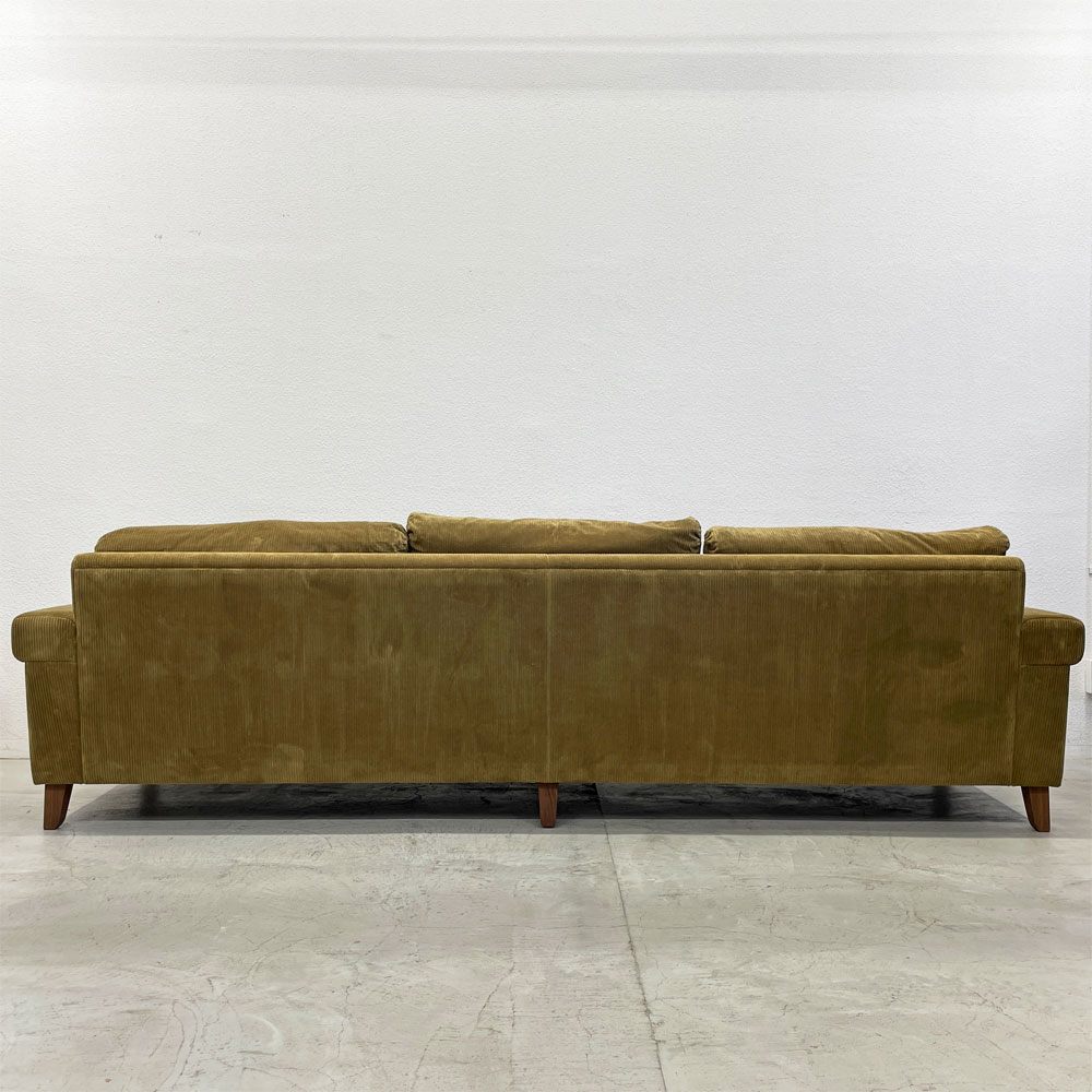 トラックファニチャー TRUCK FURNITURE FKソファ ディーパー FK SOFA DEEPER 4.5シーター コーデュロイ フェザークッション 定価720,500円 〓