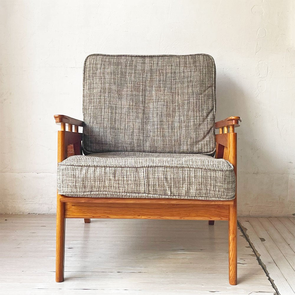 アクメファニチャー ACME Furniture ウィッカー WICKER ラウンジチェア 1Pソファ ハックベリー ラタン グレー USビンテージスタイル 定価83,600円 ★
