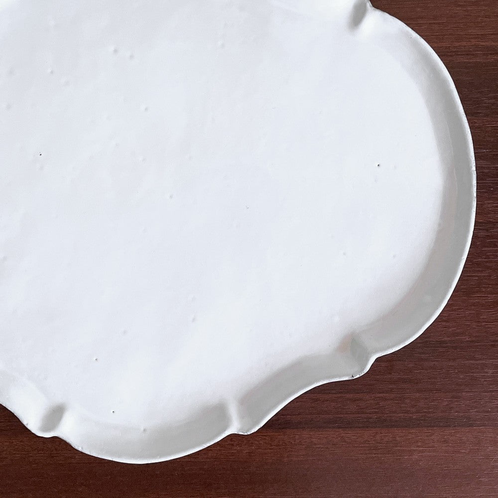 アスティエ・ド・ヴィラット Astier de Villatte ローマ Rome ラージディナープレート W29cm 陶器 フランス B ■