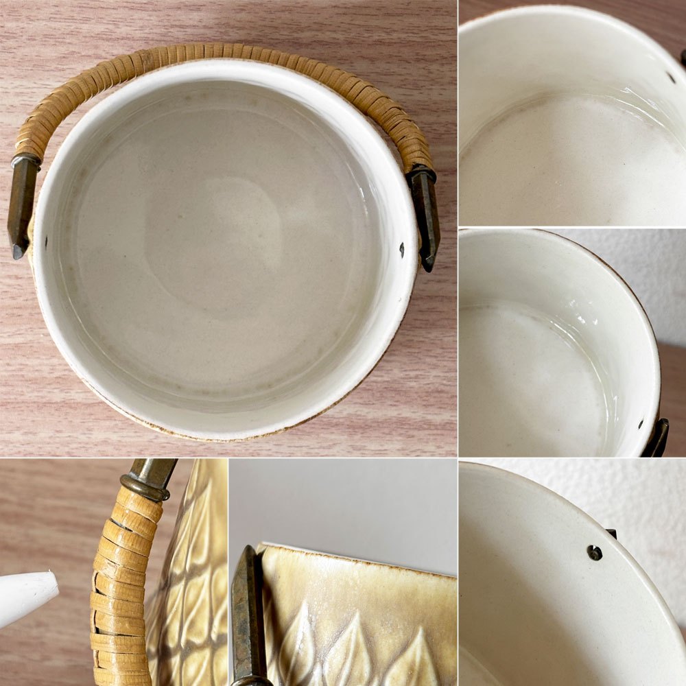 クロニーデン KRONJYDEN レリーフ Relief シュガーポット Sugar pot 蓋物 ケース イェンス・クイストゴー 北欧 ビンテージ 希少 ◇