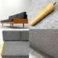 グラフ graf × 相合家具 SOGO adシリーズ デイベッドソファ L DAY BED SOFA ホワイトアッシュ材 ヘリンボーンファブリック グレー 北欧スタイル 定価 308,000円●