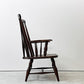 飛騨産業 HIDA キツツキ 穂高 HOTAKA ウィンザーチェア ファンバックチェア アームチェア スポークバック ナラ無垢材 ビンテージ A ●