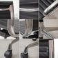 ハーマンミラー Herman Miller イームズアルミナムグループチェア マネージメントチェア アルミバフベース ガス圧昇降仕様 5本脚 キャスタータイプ 本革 イームズ C ●