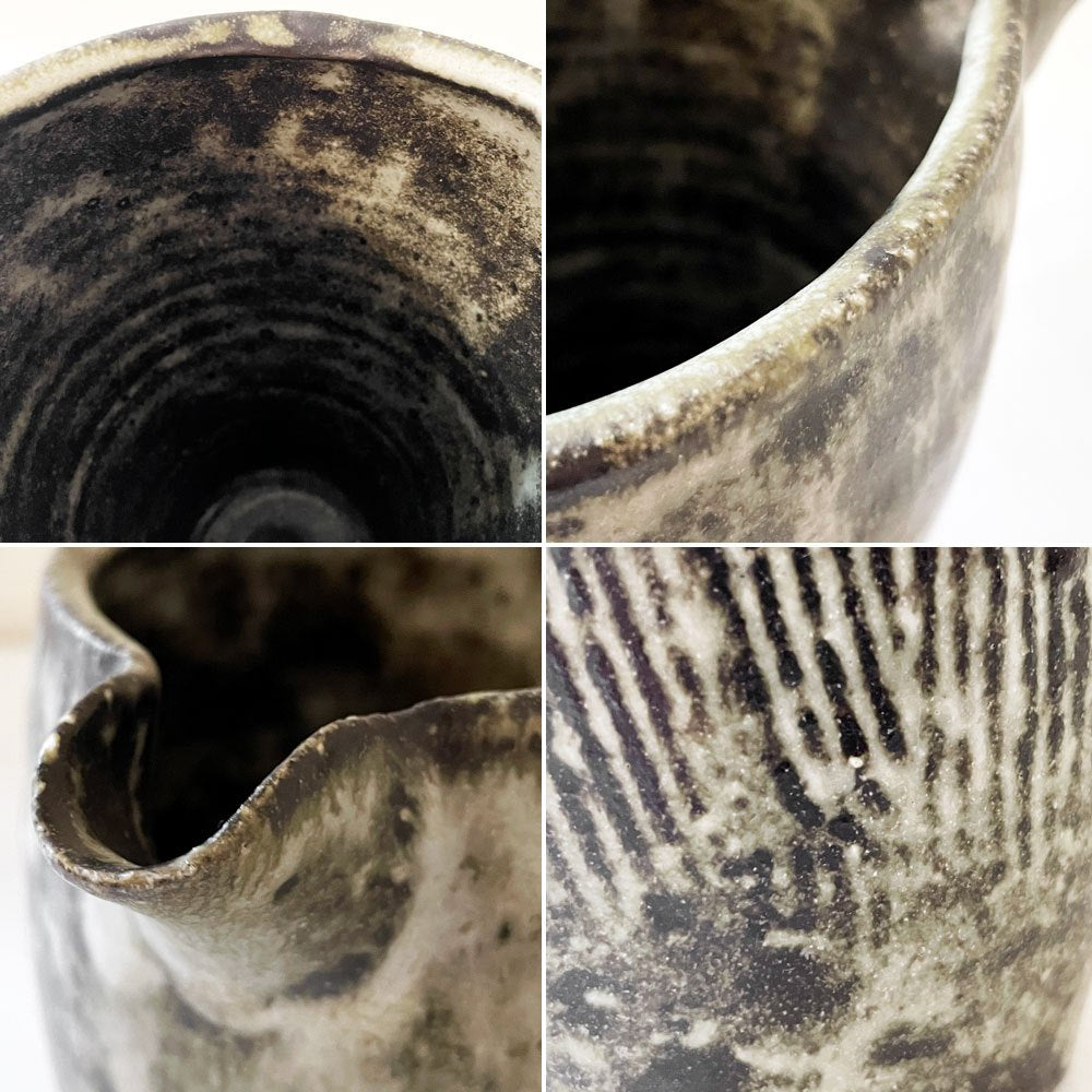 小野哲平 Teppei Ono 薪窯 ピッチャー 陶製ジャグ H16.5cm 現代作家 定価￥27,500- ◎
