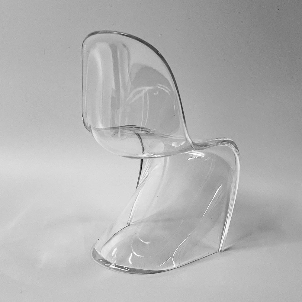 ヴィトラ デザインミュージアム Vitra Design Museum ミニチュアコレクション パントンチェア 1/6スケール 限定カラー クリア 廃盤 箱付き ◇