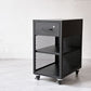 ジャーナルスタンダードファニチャー journal standard Furniture メッシュワゴン デスクワゴン トレイ付 抽斗 キャスター スチール製 モダン ★
