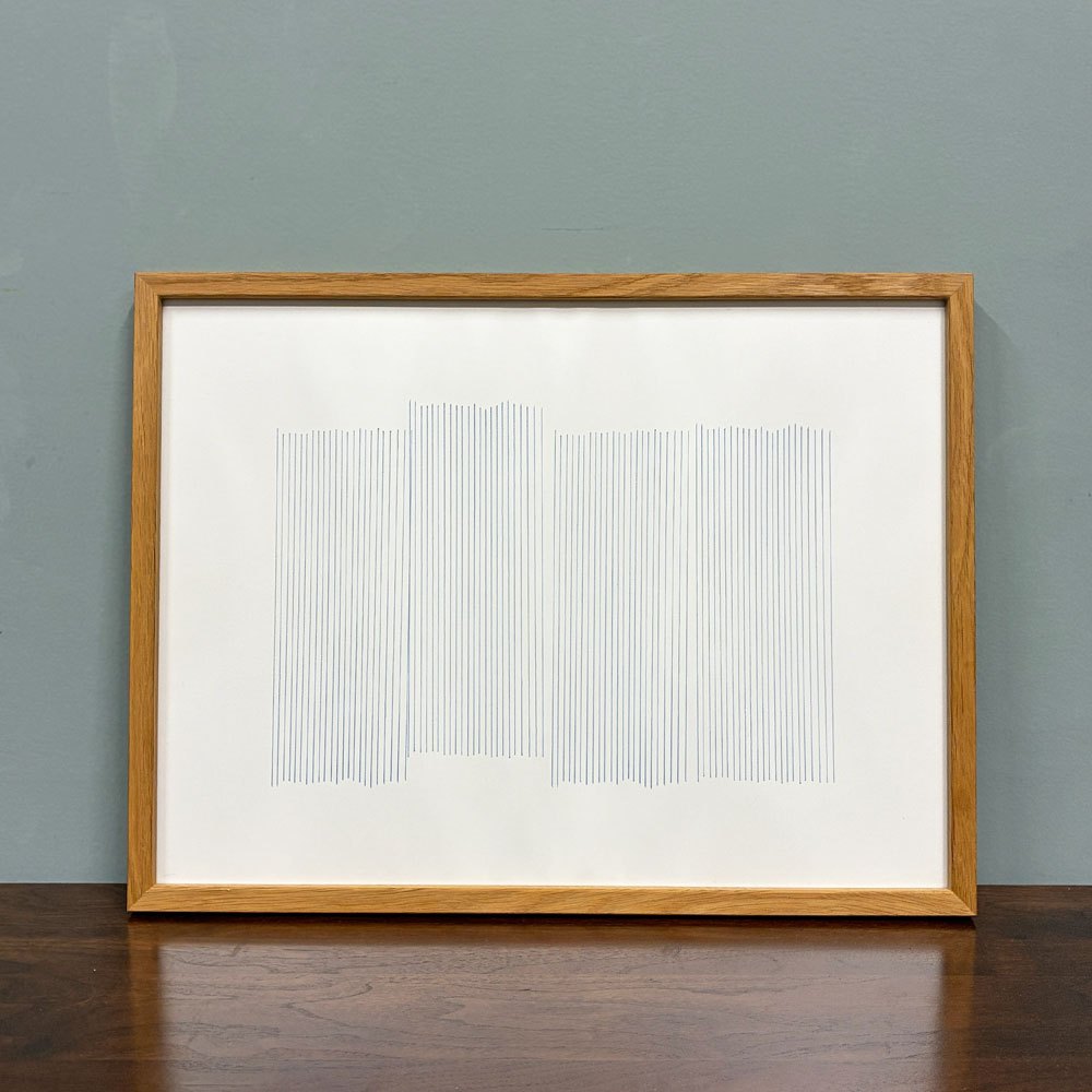 ペーパーコレクティブ Paper Collective イントゥ ザ ブルー 01 Into The Blue 01 ポスター 額装品 デンマーク 美品 ◎