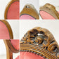 ヨーロピアンクラシカル デザイン European Classical design 木製 サロンチェア ダイニングチェア 猫脚 レッド イタリア ロココ調 B ●