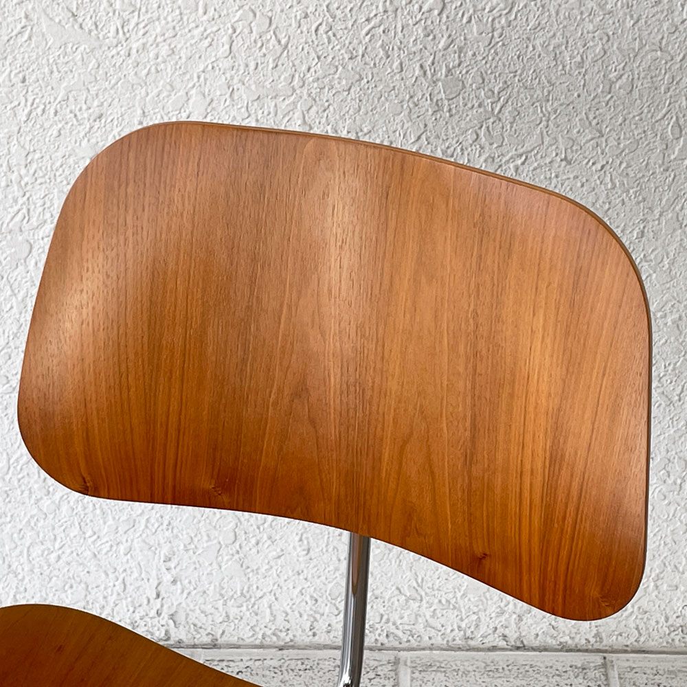 ハーマンミラー Herman Miller プライウッドダイニングチェア DCM メタルレッグ ウォールナット C&R イームズ ミッドセンチュリーデザイン 名作椅子 ◇