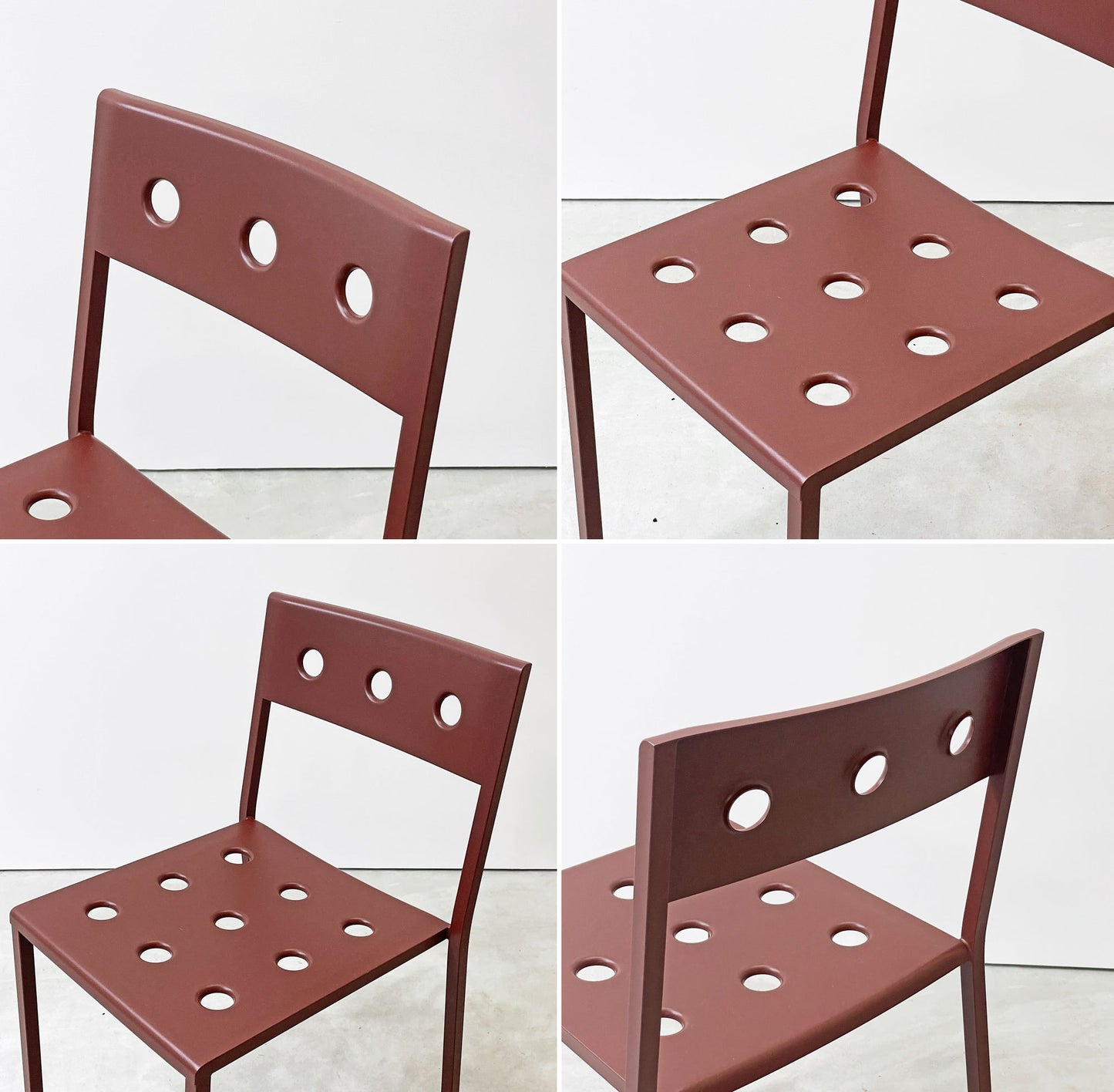 ヘイ HAY バルコニーチェア BALCONY CHAIR ダイニングチェア ガーデンチェア アイアンレッド ロナン＆エルワン・ブルレック 北欧 デンマーク D ●