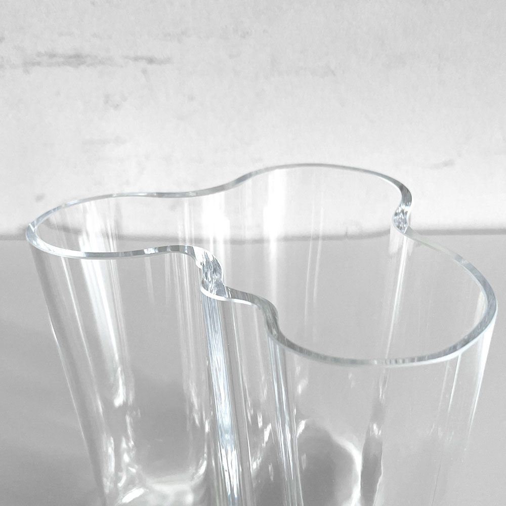 イッタラ iittala アルヴァ・アアルトコレクション Alvar Aalto Collection ベース H95mm クリア 北欧雑貨 ■