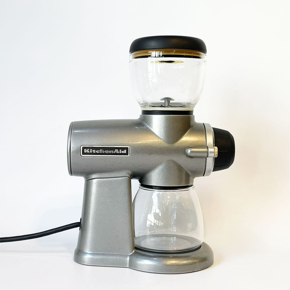 キッチンエイド KitchenAid コーヒーグラインダー コーヒーミル KCG0702CU 電動 シルバー 15段階粒度調節 ★