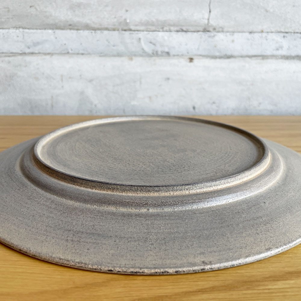 富井貴志 Takashi Tomii 白漆 リム皿 27cm ホオノキ 木製プレート 木工 現代作家 定価￥16,500- ♪