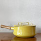 ダンスク DANSK コベンスタイル 片手鍋 𝜙18cm 蓋付 ホーロー イェンス・クイストゴー イエロー 廃番カラー 北欧 ◇