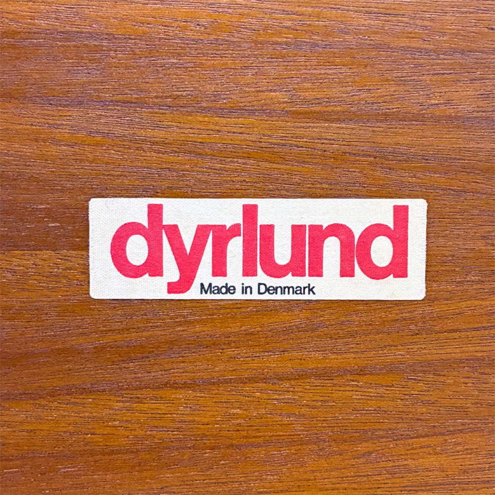 デューロン Dyrlund トローリーワゴン テーブルワゴン 1ドロワー チーク材 キャスター付き 北欧 デンマーク ビンテージ ●
