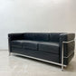 ル・コルビュジェ LE CORBUSIER LC2 ソファ 3シーター ソファ リプロダクト品 本革 モダンデザイン IDC大塚取扱い 名作 ●