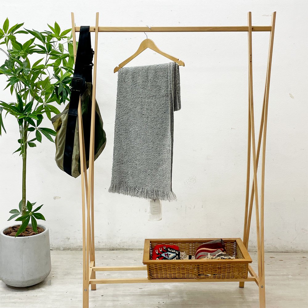 ジリオ Zilio A&C トララ TRA-RA コートスタンド ビーチ材 安積朋子 イタリア製 美品 ●