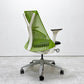 ハーマンミラー Herman Miller セイルチェア SAYL CHAIR デスクチェア オフィスチェア ランバーサポートカバー付き アップルグリーン 旧モデル イヴ・ベアール ●