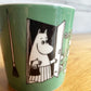 アラビア ARABIA ムーミンマグ MOOMIN ドローイング Drawing 1996-2002 グリーン トーベ・ヤンソン Tove Janson フィンランド 北欧食器  美品  ♪