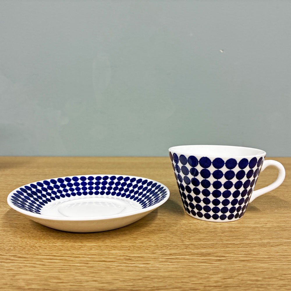 グスタフスベリ GUSTVSBERG アダム ADAM コーヒーカップ＆ソーサー 北欧食器 ビンテージ E ◎