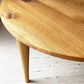 飛騨産業 HIDA 森のことば 半円形テーブル ダイニングテーブル オーク無垢集成材 W150cm SN390WP 佐々木 敏光 定価￥217,800- ★