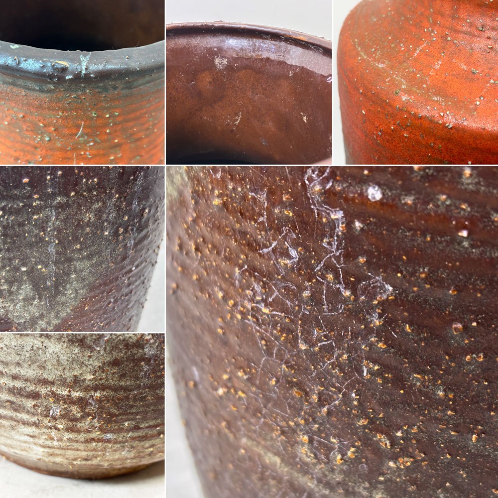 ファットラヴァ FAT LAVA フラワーベース 花瓶 壷 H54cm 西ドイツ West Germany ビンテージ ミッドセンチュリー ●