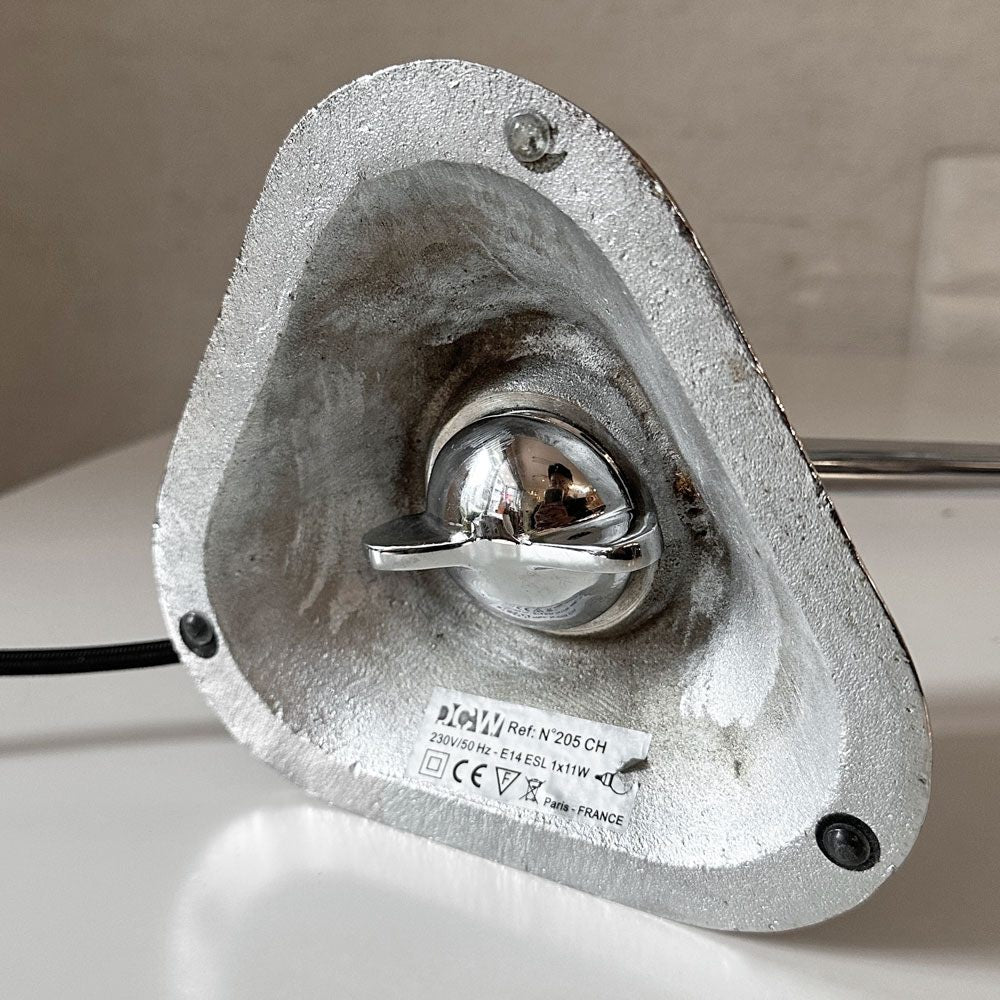 ディーシーダブリュー エディションズ DCW EDITIONS ランぺグラス LAMPE GRAS NO.205 デスクライト クローム仕様 インダストリアルデザイン 希少 ◎
