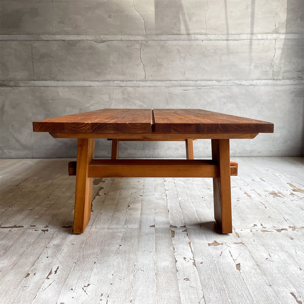 ジャーナルスタンダードファニチャー journal standard Furniture パンガ コーヒーテーブル PANGA COFFEE TABLE ローテーブル チーク古材 定価￥71,500- ♪
