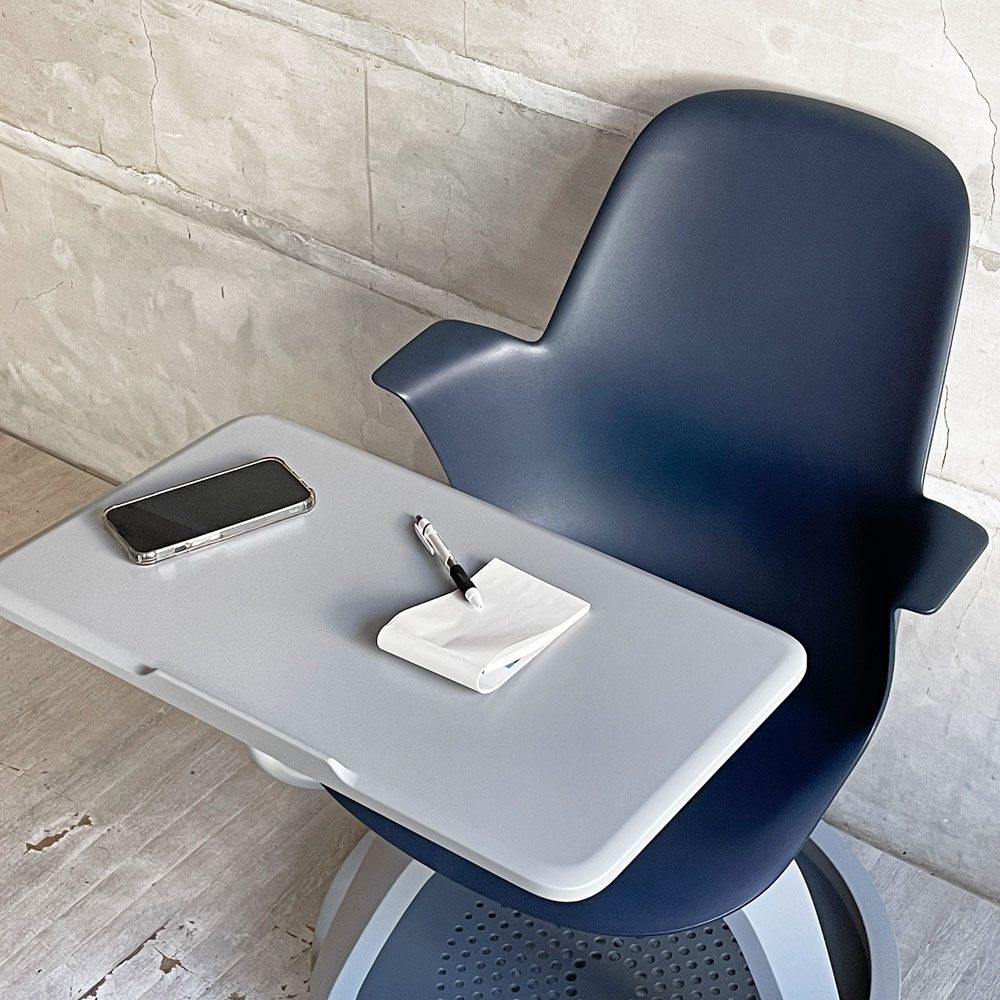 スチールケース Steelcase ノード Node オフィスチェア サイドテーブル付 ♪