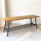 クラッシュゲート CRASH GATE ノットアンティークス knot antiques ルーイ LOEI ダイニングベンチ W120cm オーク無垢材 インダストリアル 廃盤 関家具 ★