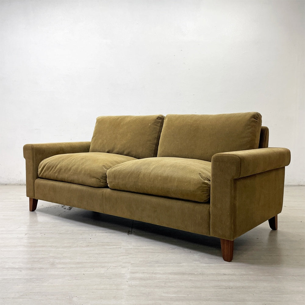 トラックファニチャー TRUCK FURNITURE FKソファ FK SOFA 3P w204cm F-21 コーデュロイ ウォールナット カバーリング ●