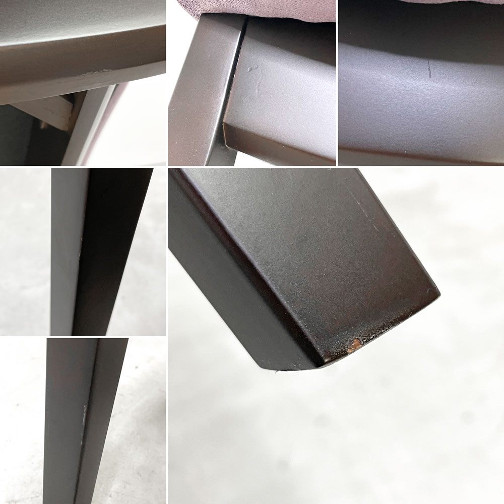 カワジュン KAWAJUN ドリディナチェア DORIDINA CHAIR ファブリック パープル モールドウレタン シンプルデザイン C ●