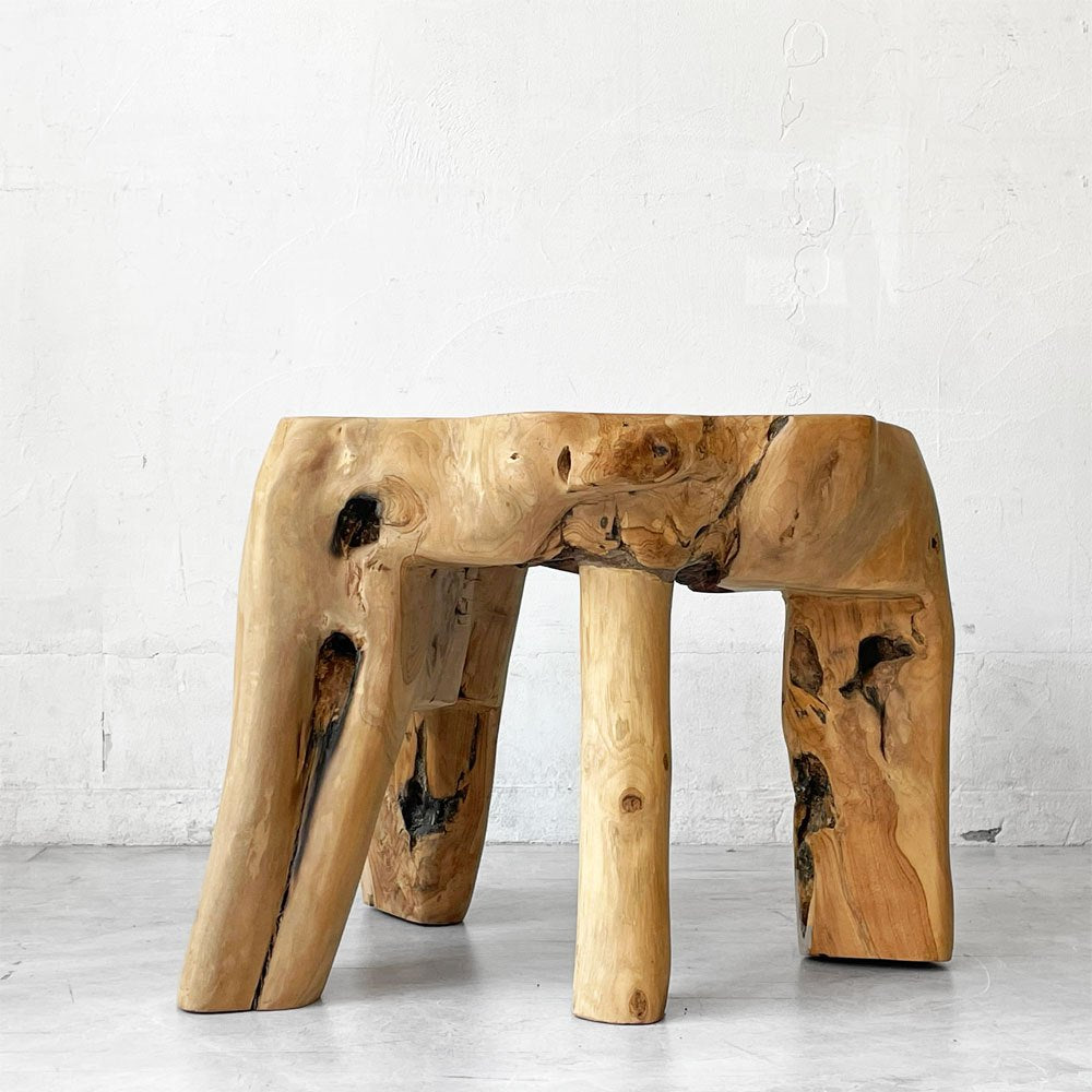 チュミスツール CUMI STOOL 木製スツール ナチュラルウッドスツール サイドテーブル 花台 ★