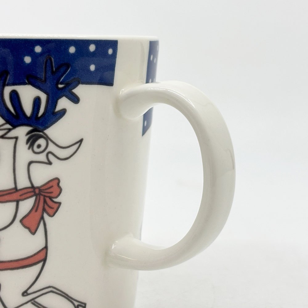 アラビア ARABIA ムーミン MOOMIN マグ カップ クリスマス グリーティング 1997-2002年 限定 フィンランド 北欧食器 箱付き 希少 ●
