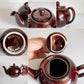プリスティン PRISTINE POTTERY ブラウンベティー Brown Betty ティーポット ダークブラウン 4カップ イギリス製 廃窯 ビンテージ ■