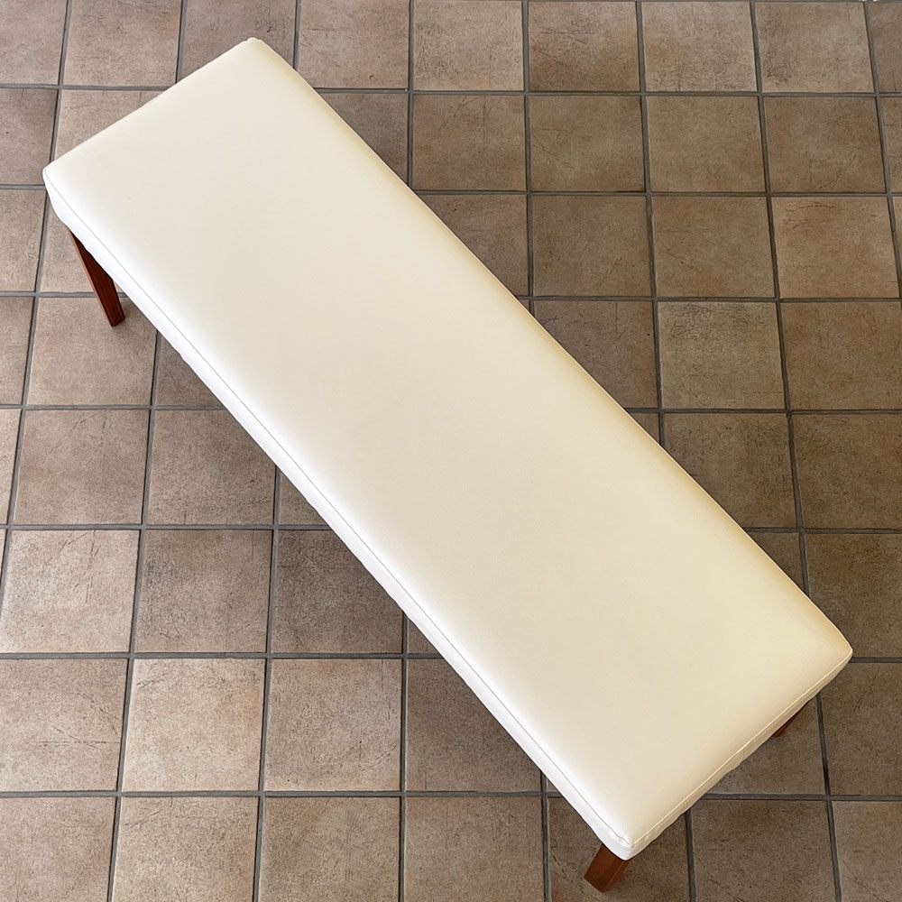 カリモク karimoku CU03 ダイニングベンチ W120cm ウォールナット 合成皮革 モダンデザイン ◇
