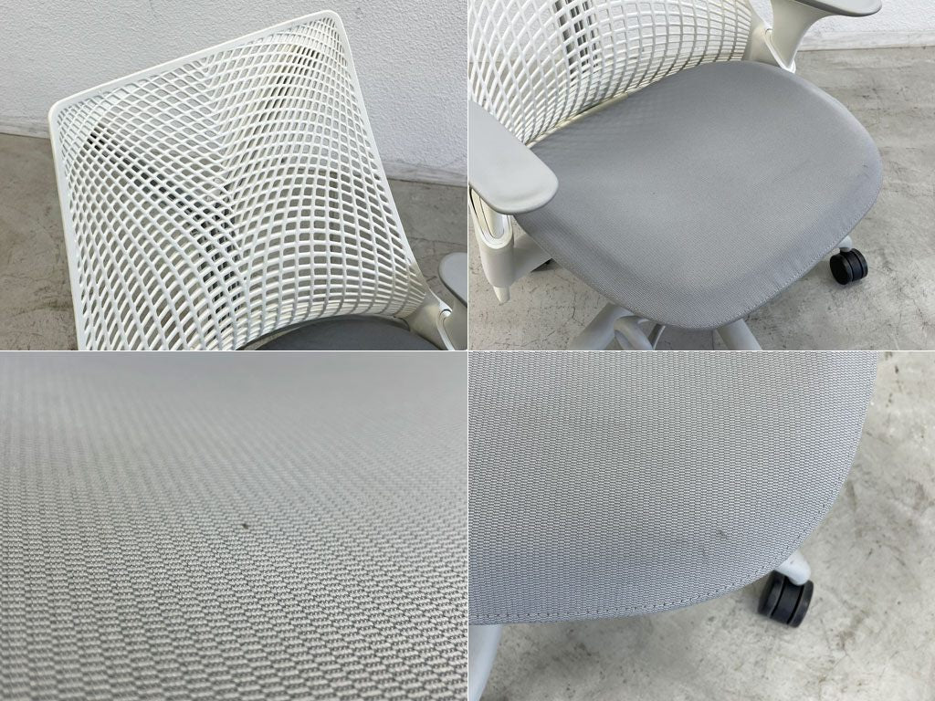 ハーマンミラー Herman Miller セイルチェア SAYL Chair フェザーグレー デスクチェア イヴ・ベアール スタジオホワイト  〓