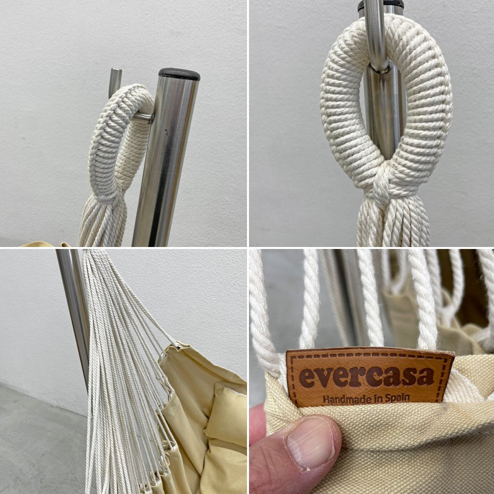 コンフォルタ KOMFORTA ファブリック Fabric ハンモックチェア ラウンジチェア ベージュ 自立式ハンモック スペイン 〓