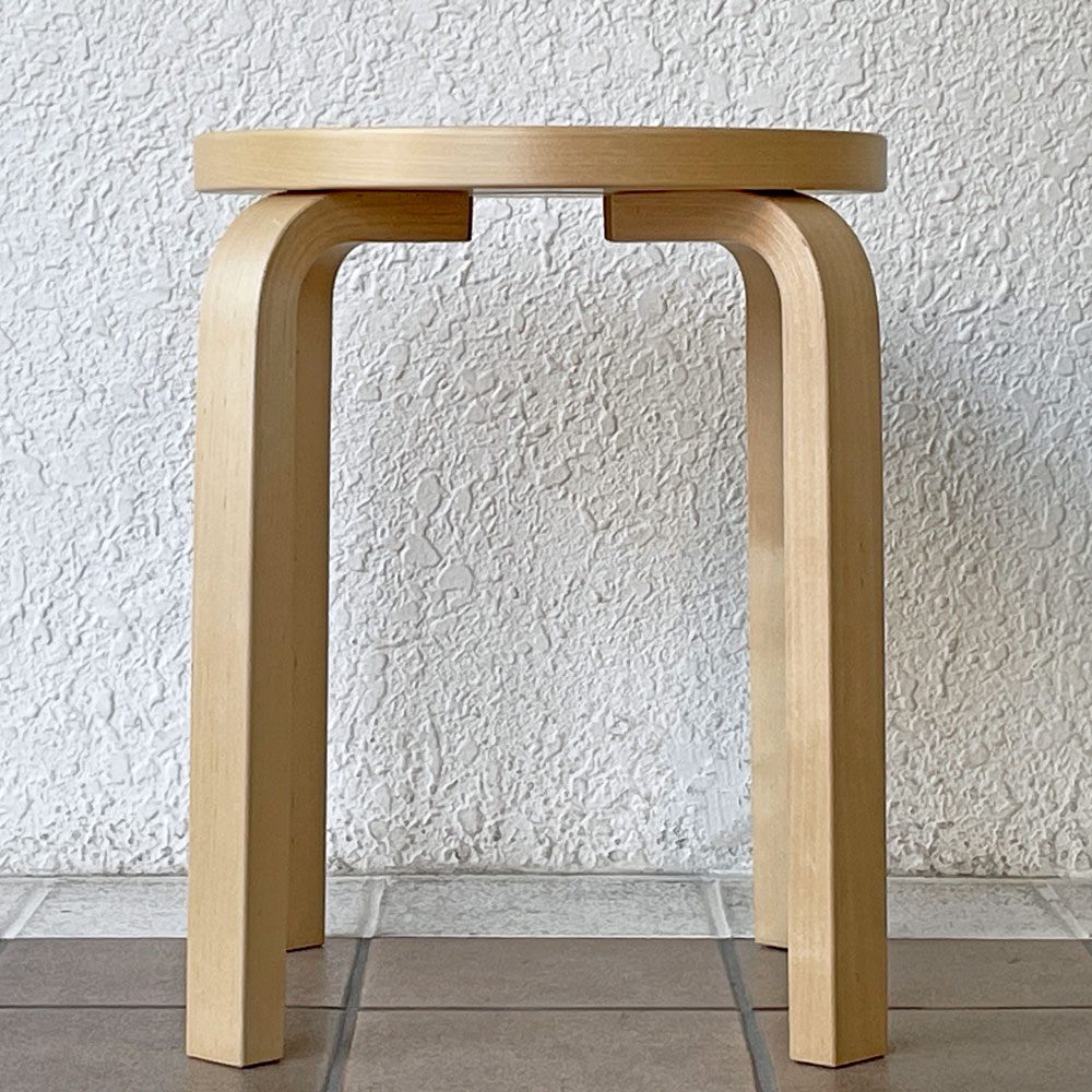 アルテック artek スツール Stool E60 4本脚 リノリウム チャコール 15 スコープ別注カラー 北欧家具 フィンランド ◇