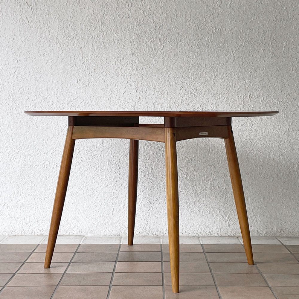 カリモク60+ ロクマルプラス Dテーブル ダイニングテーブル W100cm メラミン天板 デコラトップ ミッドセンチュリーデザイン ◇