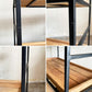 イデー IDEE ジャティ トゥア シェルフ JATI TUA SHELF M オープンシェルフ 3段 オールドチーク無垢材 ブラックスチールフレーム W76cm インダストリアル 定価￥119,900- ■