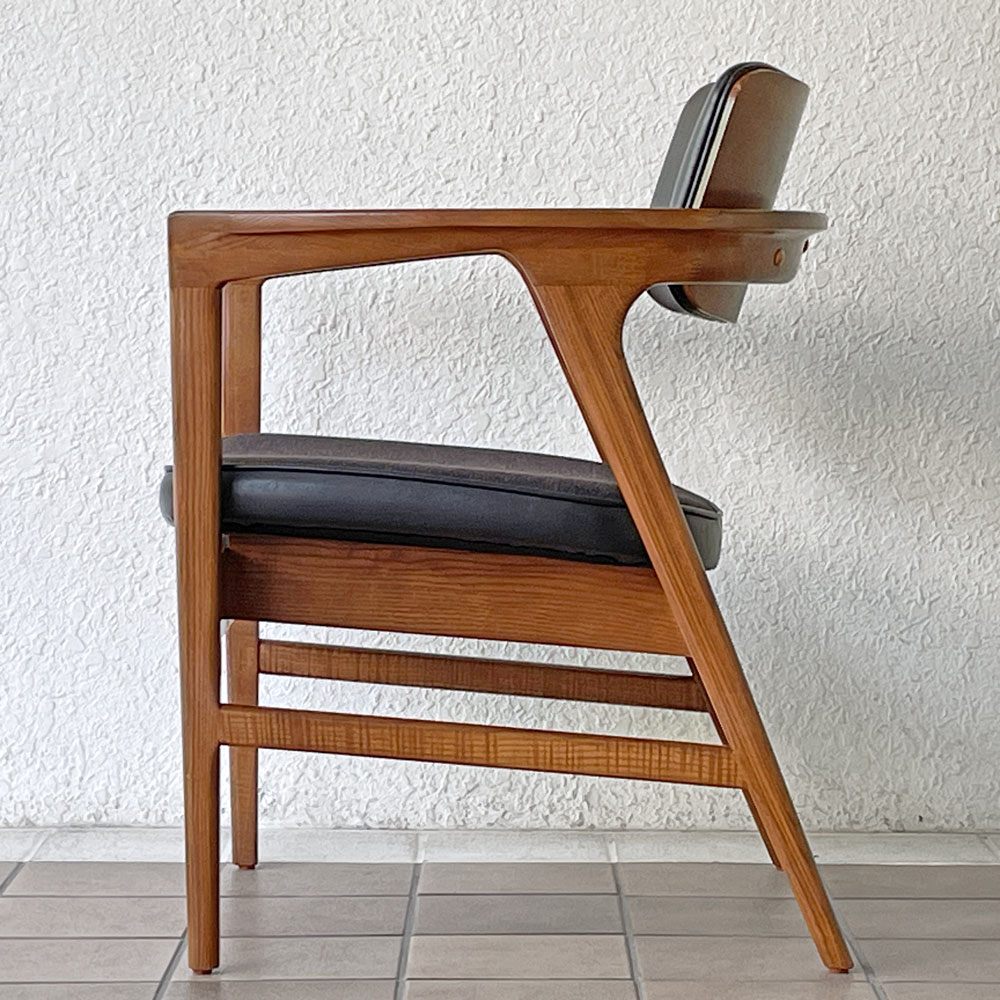 アクメファニチャー ACME Furniture ワーナー WARNER アームチェア ダイニングチェア ファブリック ビンテージスタイル ◇