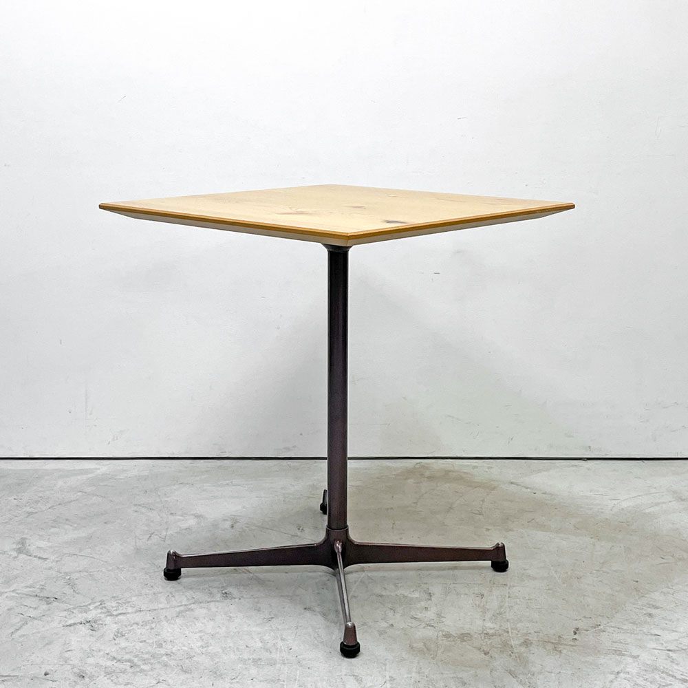 コッコレ coccole スクエアテーブル SQUARE TABLE カフェテーブル オーク材 ｗ60cm インダストリアルデザイン 定価￥51,700- ●