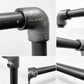 インダストリアルデザイン Industrial Design ハンガーラック 水道管パイプ ガス管 オーダー品 キャスター付き 店舗什器 A ●